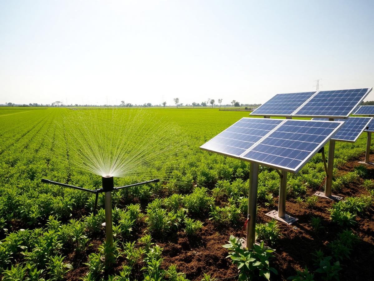 Agriculture solar installation in Ujjain, MP